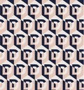 Beautiful Seamless pattern in big Ã¢â¬Å D Ã¢â¬Â typo decoration with gemetric play form